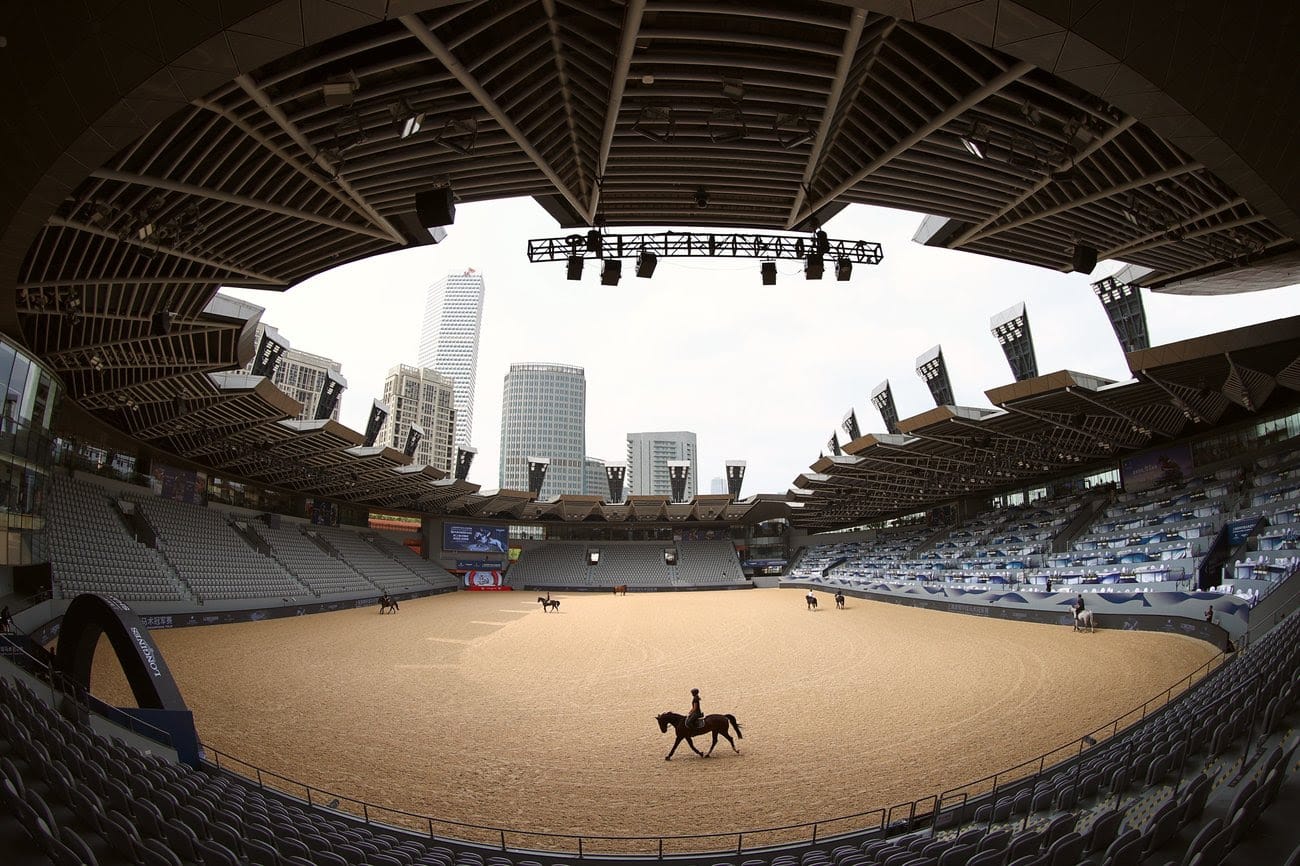View of Shanghai Juss International Equestrian Centre during LGCT 2025