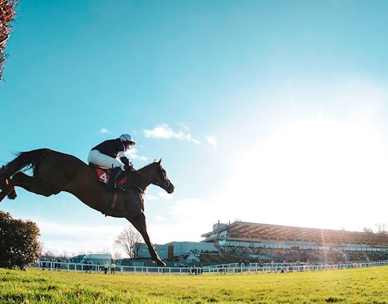Opera Ballo powers to victory under William Buick in the Heron Stakes at Sandown Park
