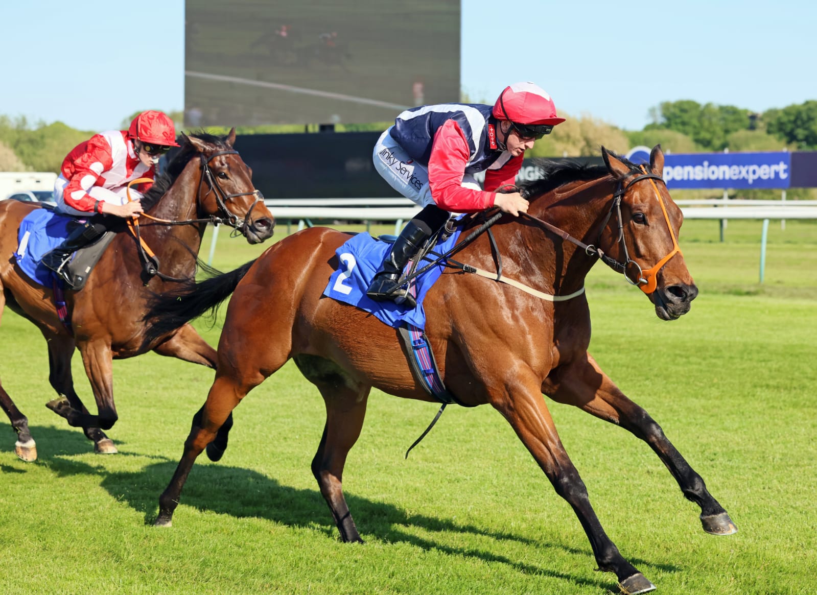 Crowds gather at Nottingham Racecourse for £9 Afternoon Racing on June 12, 2025, with views of the Parade Ring and Winning Line