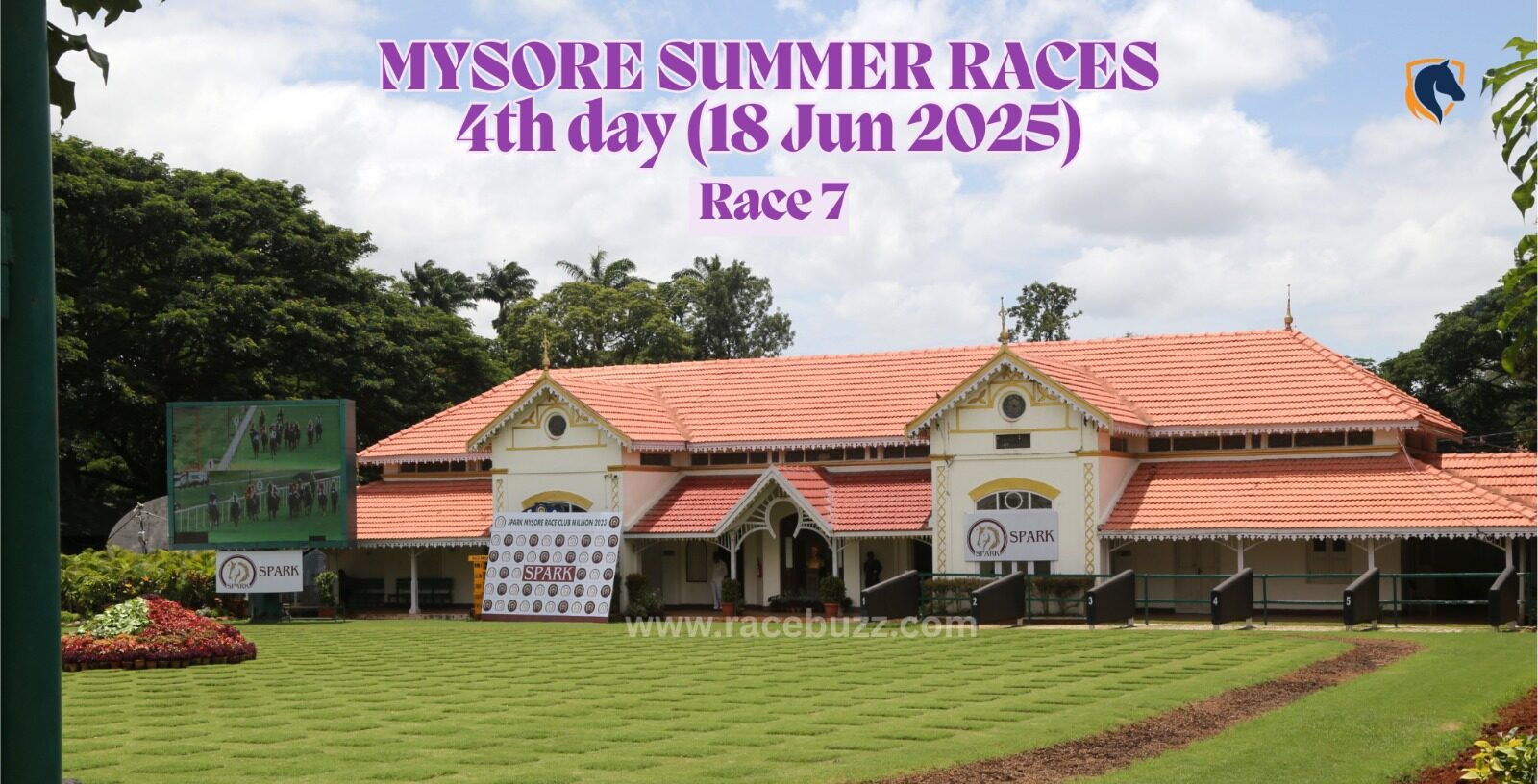 Sea The Sun leads the field to win The Sutlej Plate, the 1600-meter feature race of the day at Mysore, clocking 1:43.327.