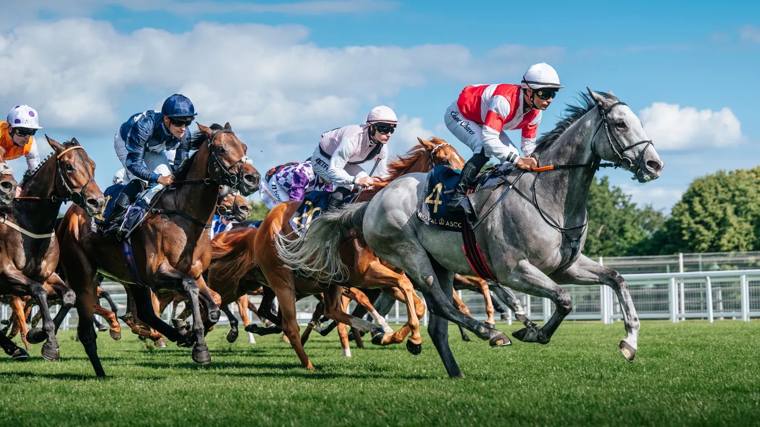 Racegoers gathered at Ascot Racecourse on June 20, 2025, enjoying sunny weather and a packed card featuring the Commonwealth Cup, Coronation Stakes, and other major races during Royal Ascot weekend.