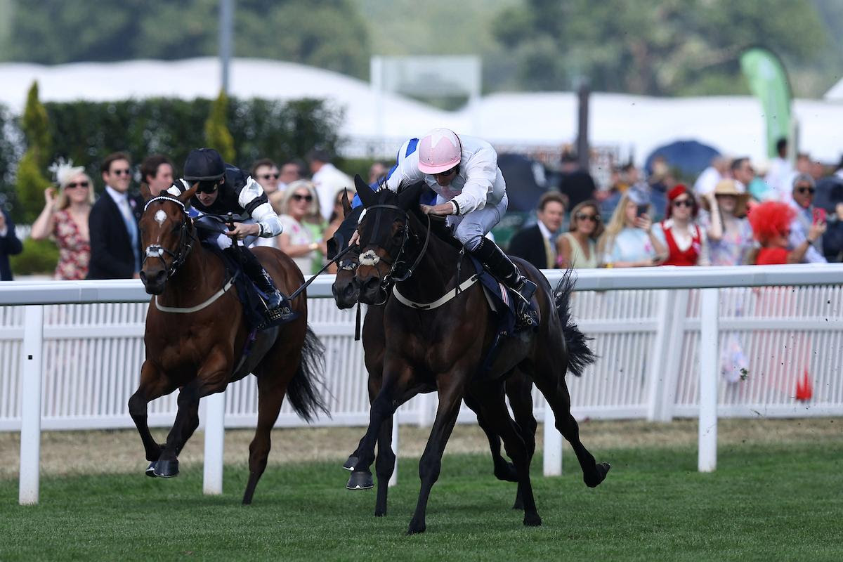 Ethical Diamond storms to victory in the 2025 Duke Of Edinburgh Stakes under Ryan Moore at Royal Ascot