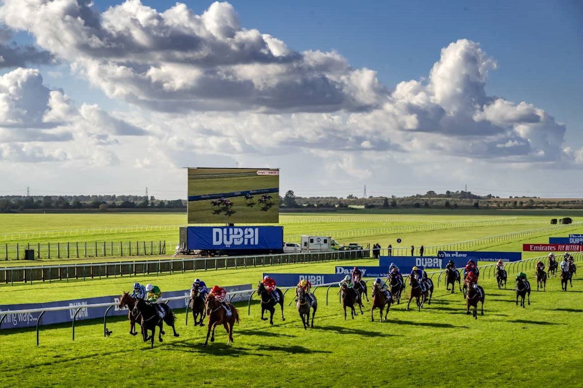 Venetian Sun powers to victory at Newmarket in the Duchess of Cambridge Stakes, remaining unbeaten after three starts
