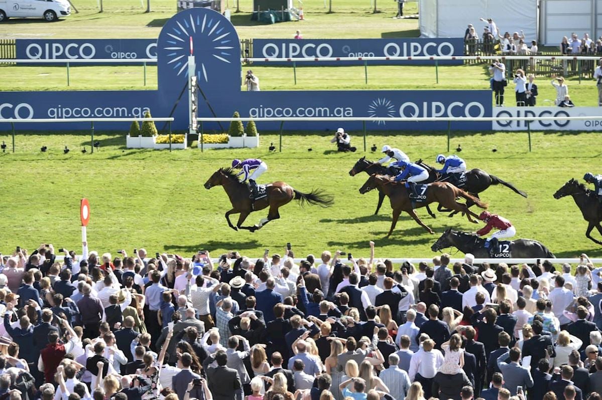 Saba Desert, guided by William Buick, remains unbeaten with a commanding win in the Group Two Superlative Stakes at Newmarket’s Debenhams July Festival 2029.