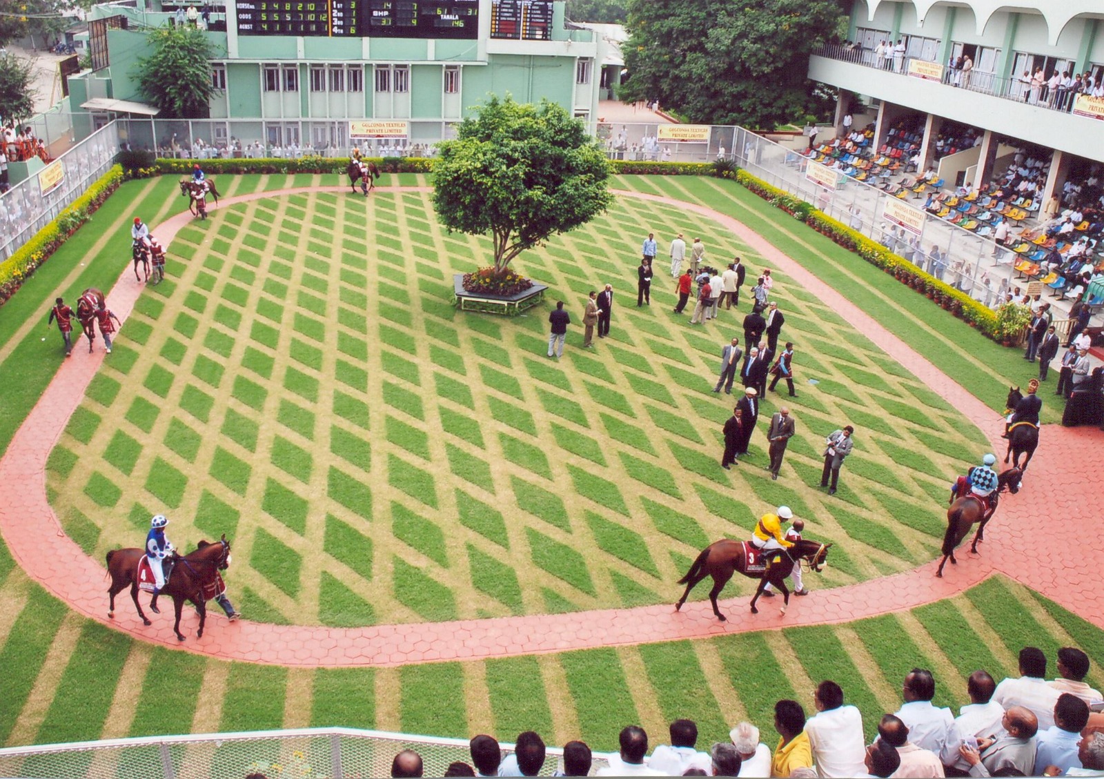 Hyderabad Monsoon Races 2025 underway at Malakpet Racecourse with horses at the starting gate