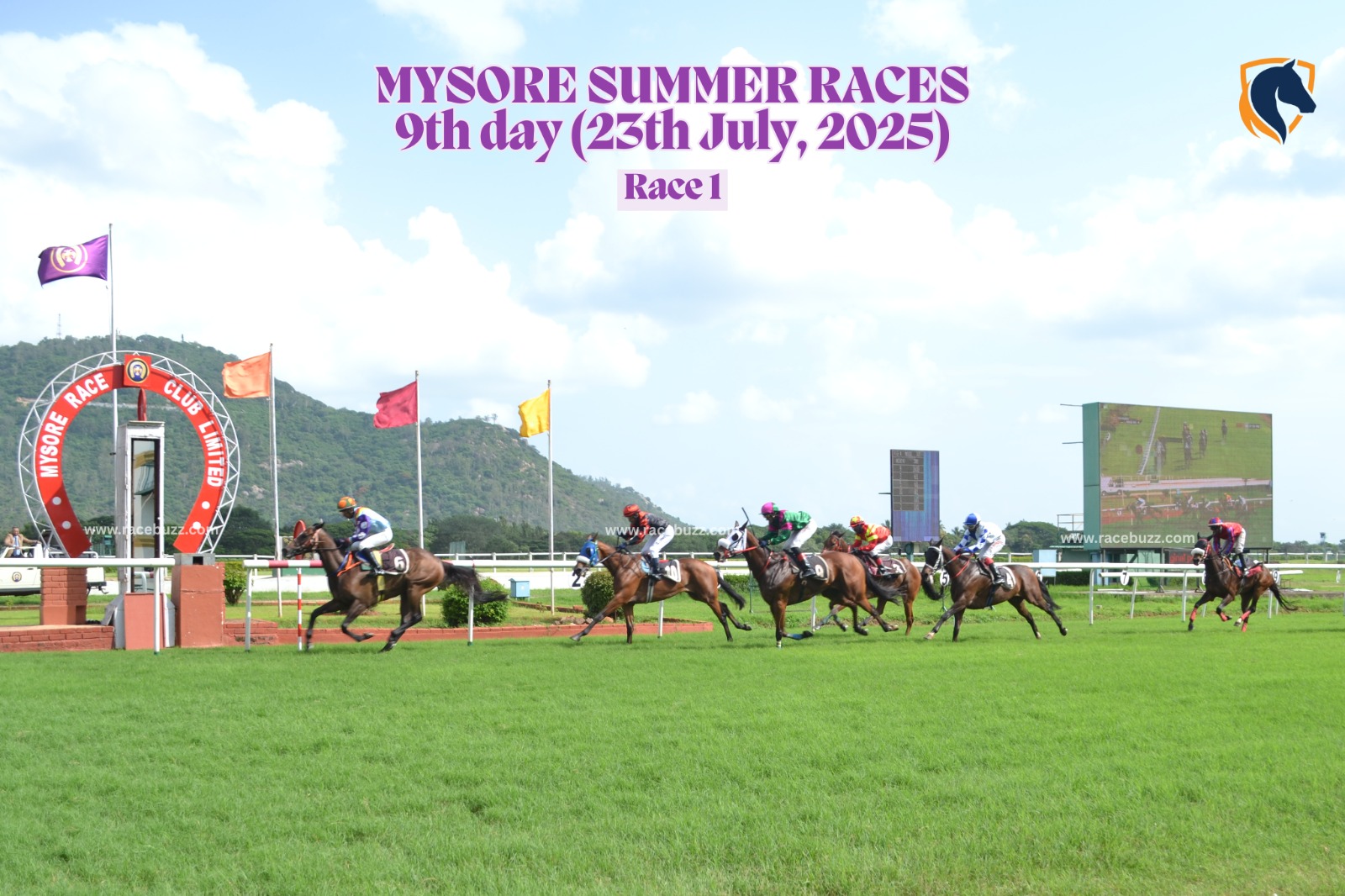 Biometric, with jockey A. Ayaz Khan aboard, races to victory in The Konark Plate Div-2 at Mysore Race Club.