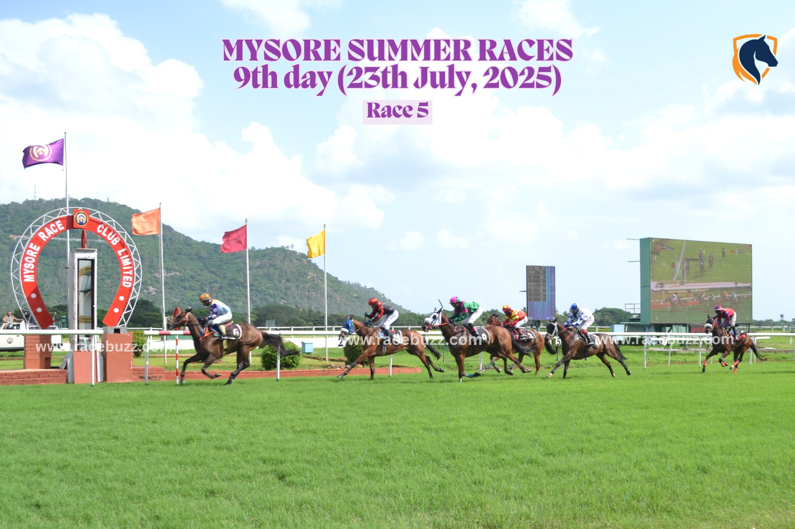 One Nation, ridden by Abhishek Mhatre, powers to victory in The Doddaballapura Plate at Mysore Race Club.