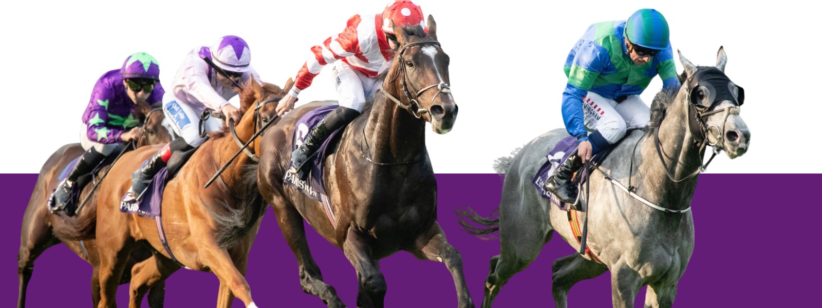 Leopardstown Racing Event under lights