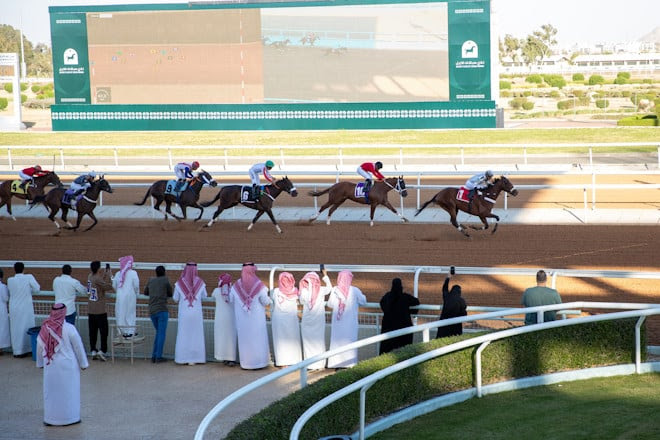 Taif Racing Season 2025 Taif Derby Prep action at King Khalid Racecourse