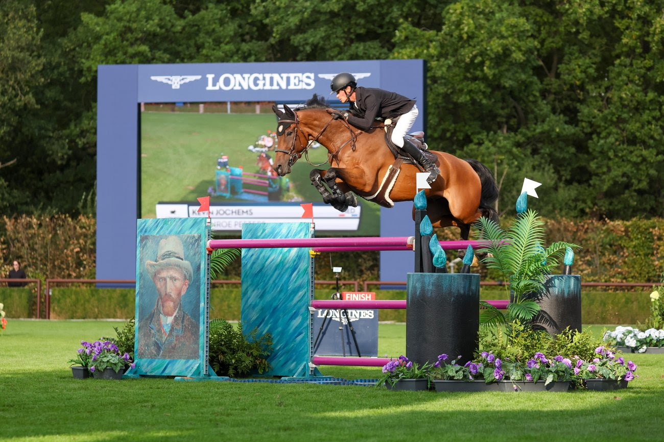 Kevin Jochems and Shanroe Peeters winning Valkenswaard 1.50m Jump-Off 2025