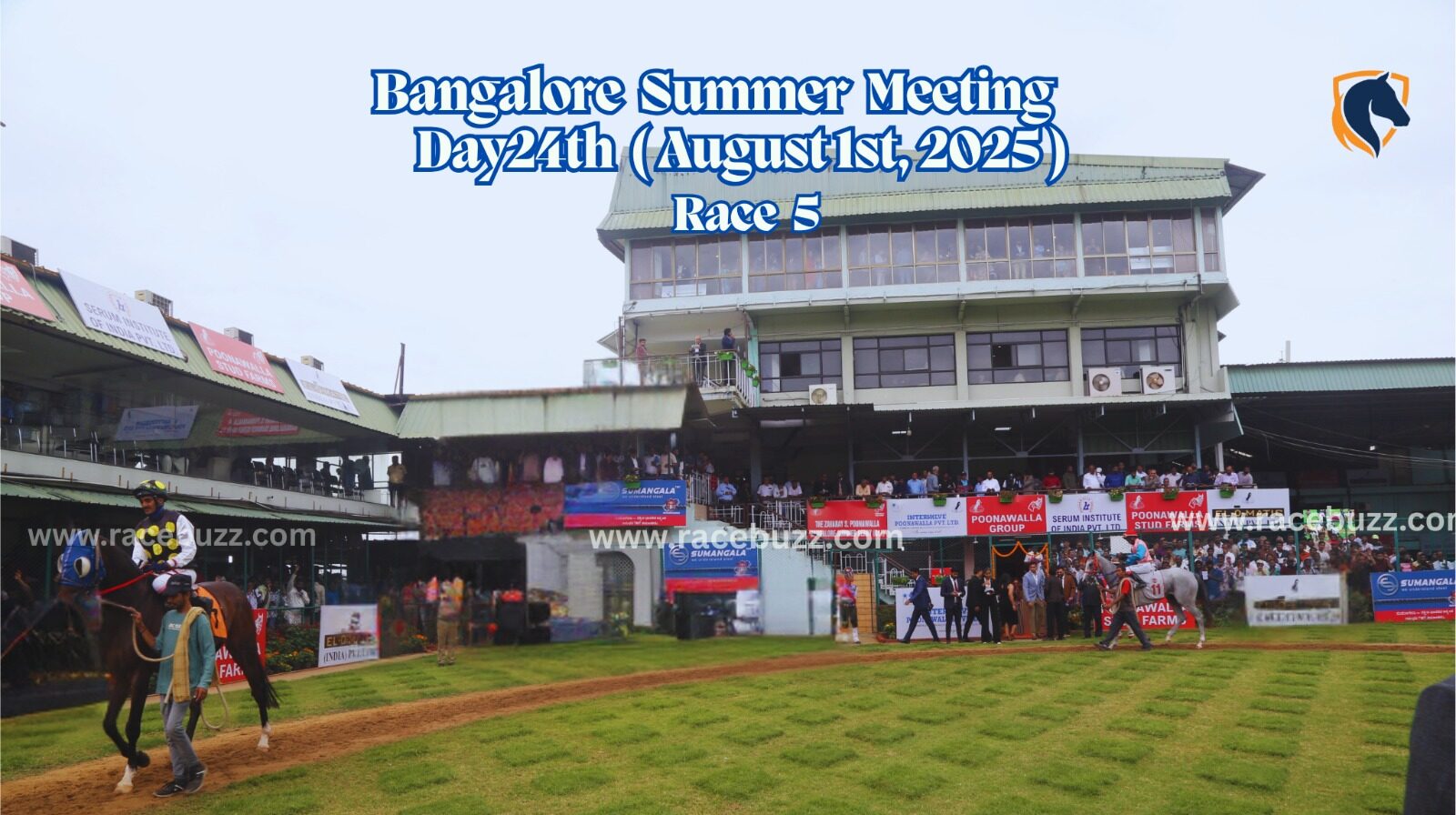 Mandarino winning the Leading Stud Cup at Bangalore Turf Club