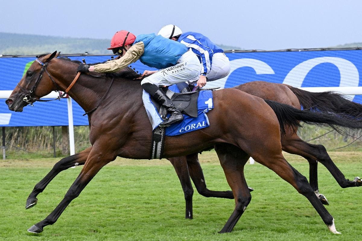 Best Secret wins the Coral Kincsem Handicap 2025 for Wathnan Racing at Goodwood