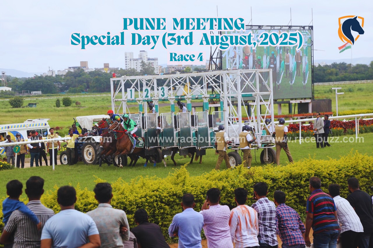 Ardakan winning the Moosa M. Hoosein Trophy at Pune Racecourse under A. Sandesh