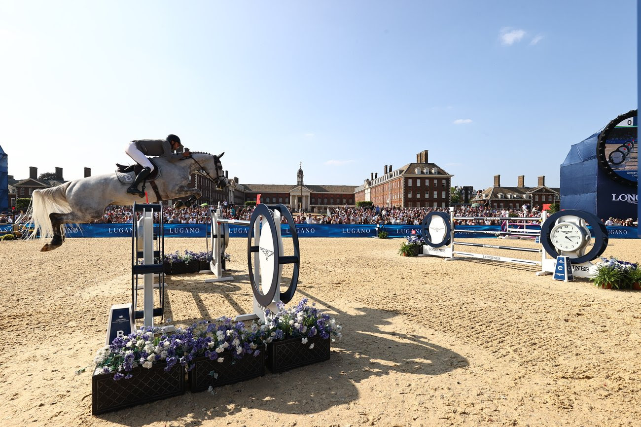 Christian Kukuk and Checker 47 win the Longines Global Champions Tour Grand Prix of London 2025 at Royal Hospital Chelsea.