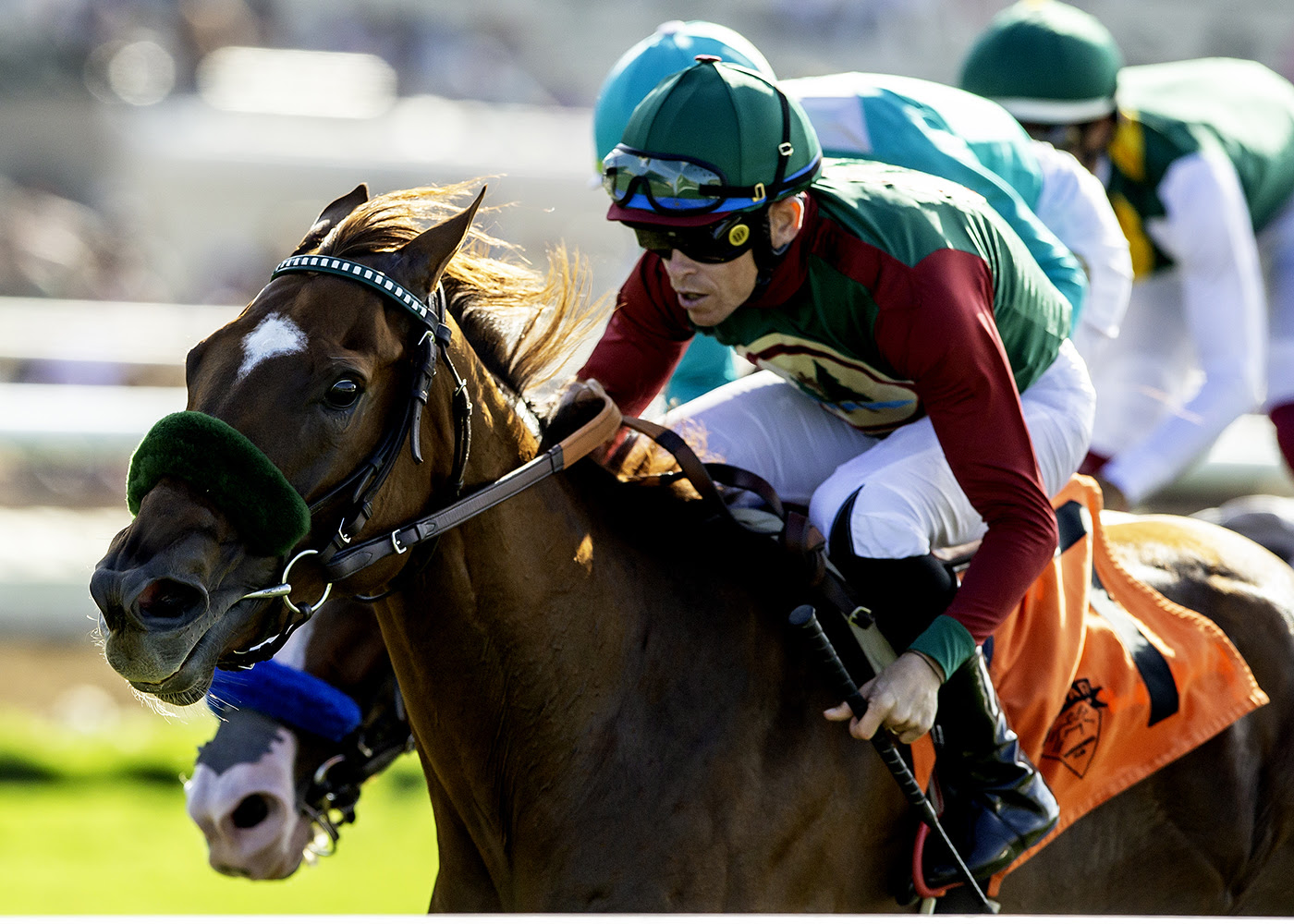 Grand Slam Smile winning the Solana Beach Stakes at Del Mar