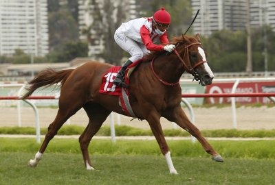 Horses and jockeys preparing at Valparaiso Sporting Club ahead of the 133rd Anniversary Santiago Wanderers race on August 27th, 2025