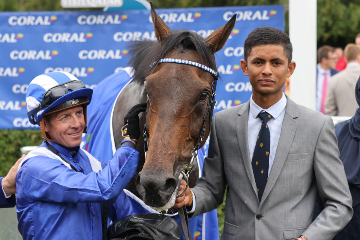 Al Aasy winning Coral Glorious Stakes 2025 at Goodwood under Jim Crowley