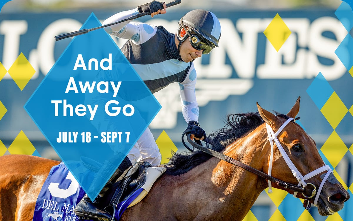 Velocity with jockey Ricky Gonzalez winning the 2025 Del Mar Oaks at Del Mar Racecourse