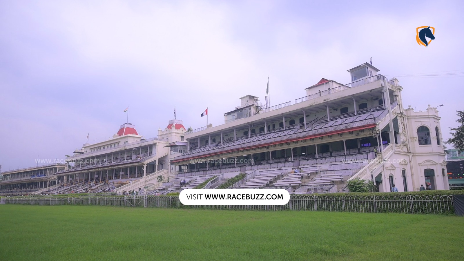 Horses and jockeys at Royal Calcutta Turf Club preparing for the sixth day of Calcutta Races