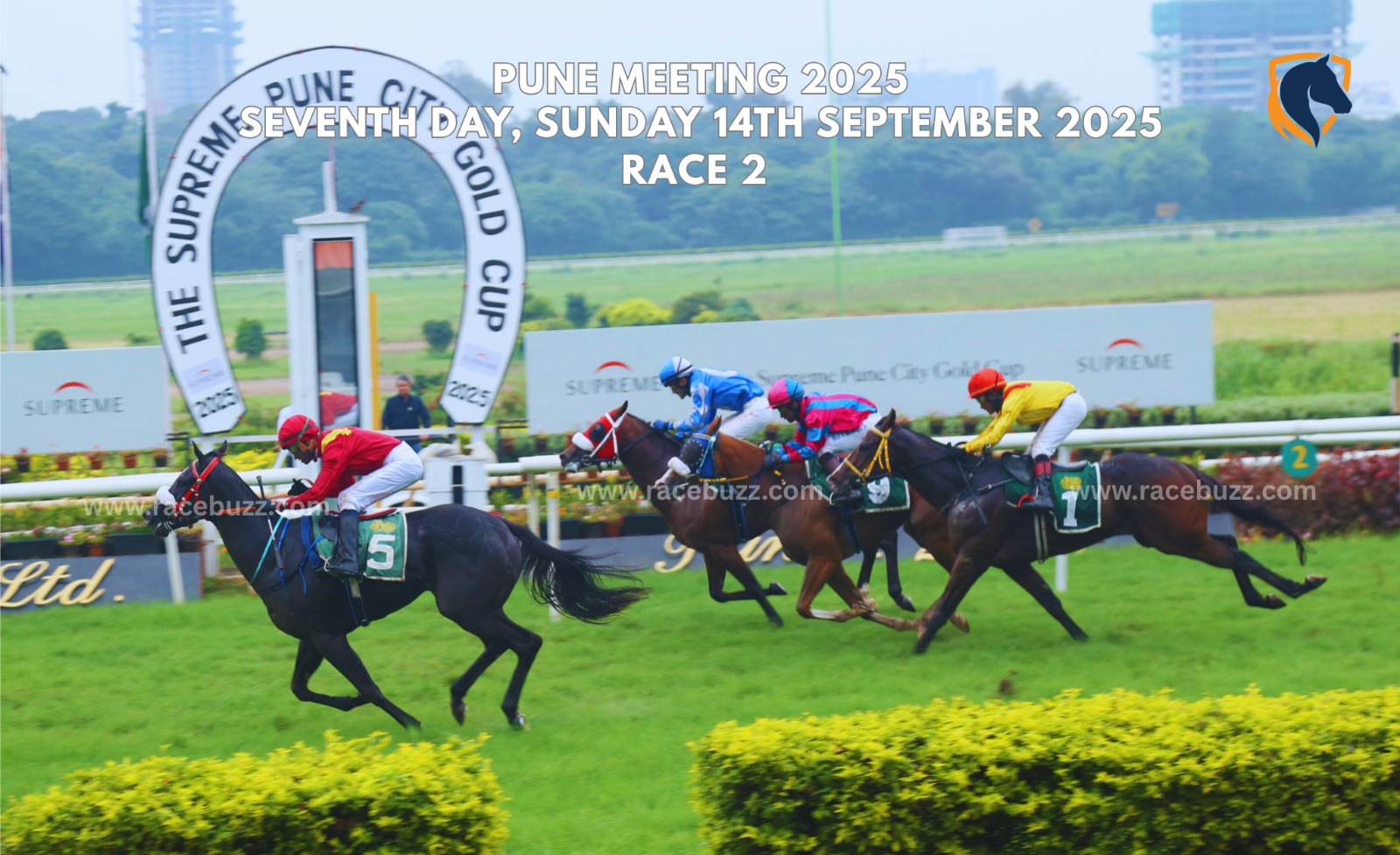 Turn and Burn winning The Excellent Trophy at Pune Race 2025