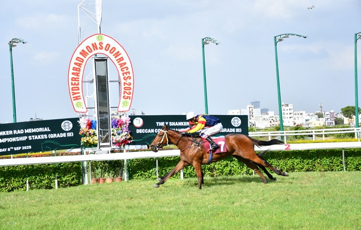 Hyderabad Race Results 15 September 2025 winners and timings at Hyderabad Turf Club