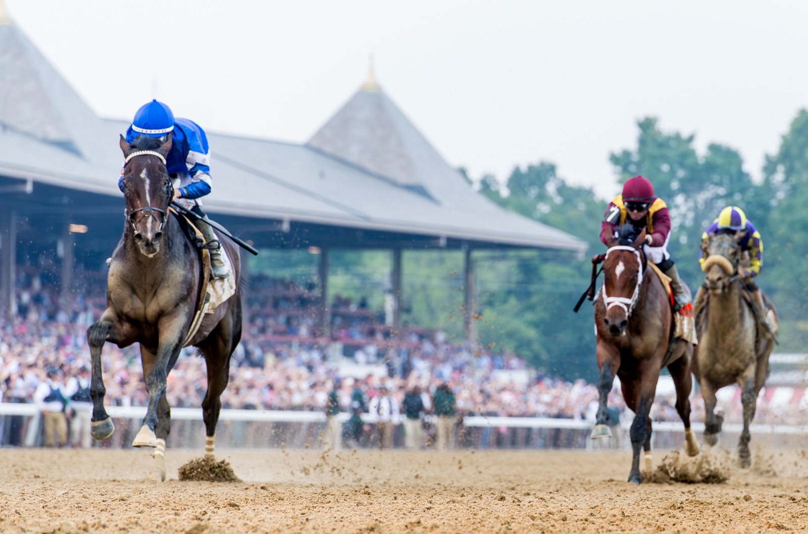 Sovereignty leading the field in the Belmont Stakes, maintaining top spot in Breeders’ Cup Classic Rankings