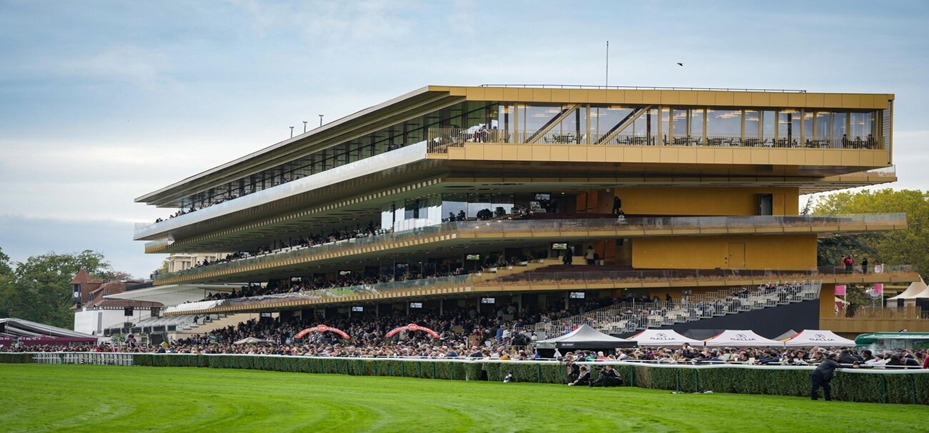 Horses racing at ParisLongchamp during Arc weekend 2025