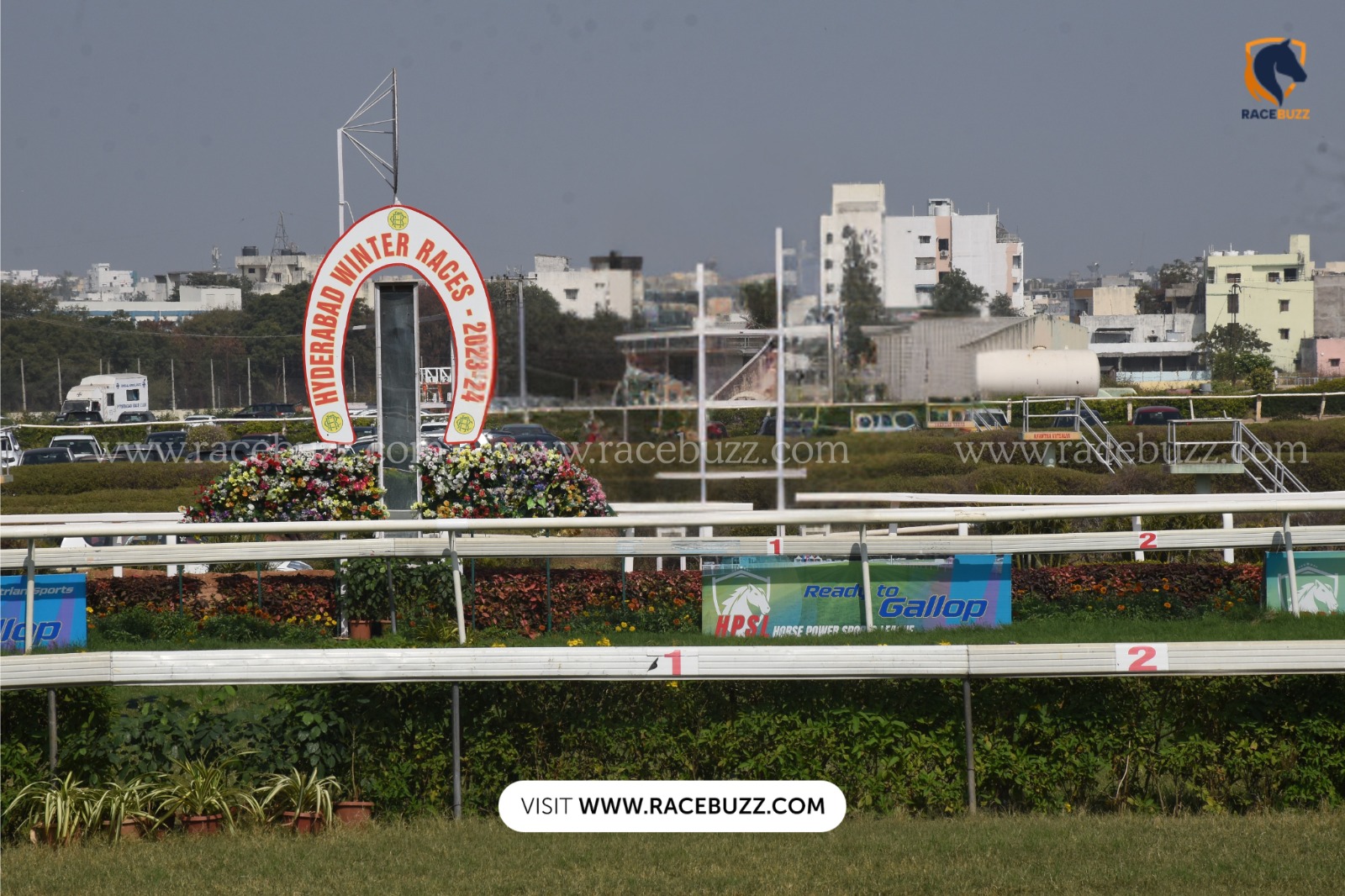 Horses racing at Hyderabad Race Club Malakpet during the October 20, 2025 race day card