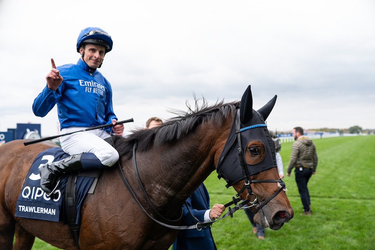 Trawlerman winning the QIPCO British Champions Long Distance Cup at Ascot