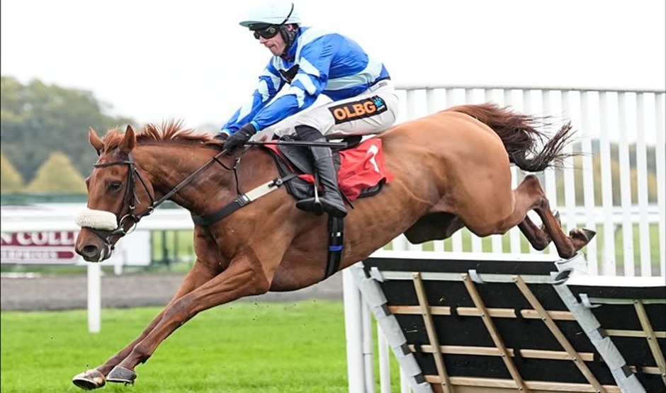 Rubaud wins the Listed Hurdle on Jump Sunday at Kempton Park Racecourse 2025