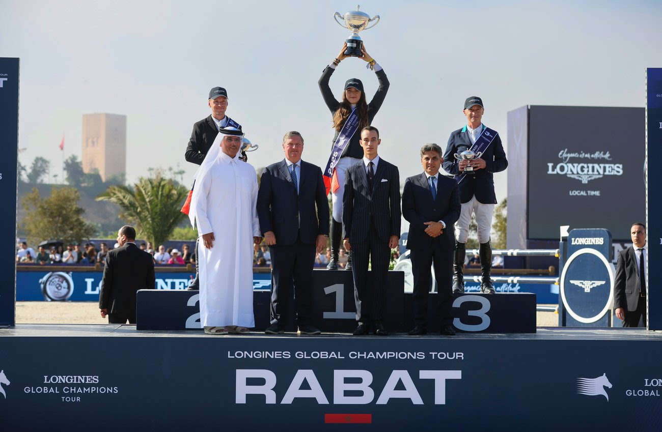Anastasia Nielsen celebrates historic LGCT Grand Prix win aboard Action Man in Rabat