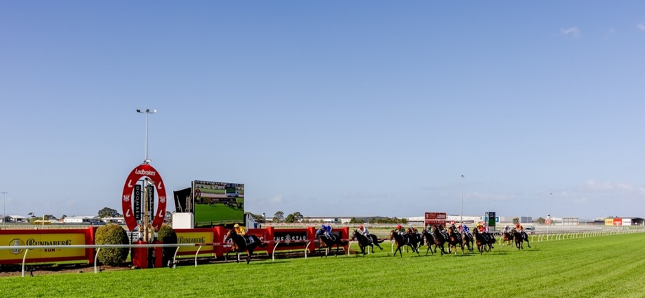 Doomben Racecourse Ladbrokes Cox Plate Raceday 2025 with horses racing on track