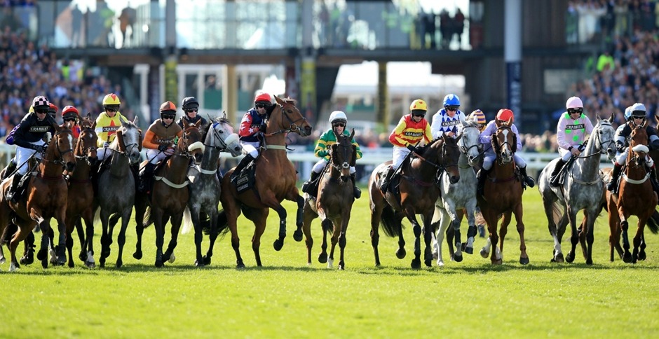Halloween Family Day at Aintree Racecourse with jumps racing action and family fun