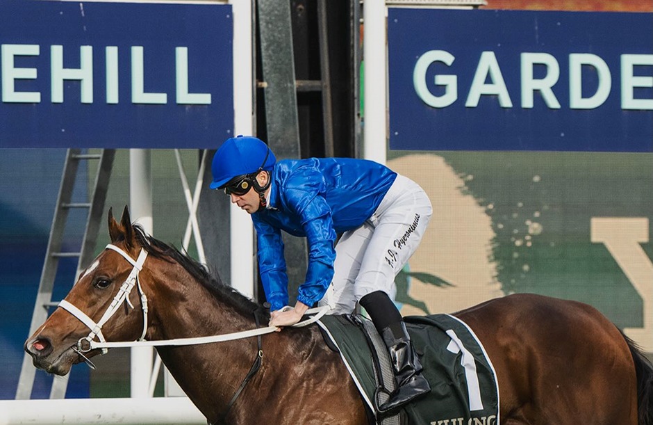 Horses racing at Rosehill Gardens Racecourse during the Midweek Raceday in Sydney