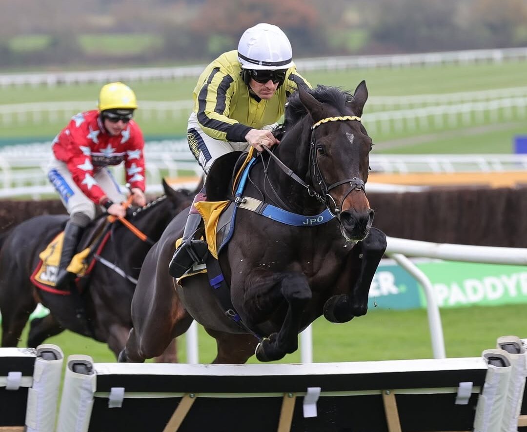 July Flower winning the Arkle Trial at Cheltenham