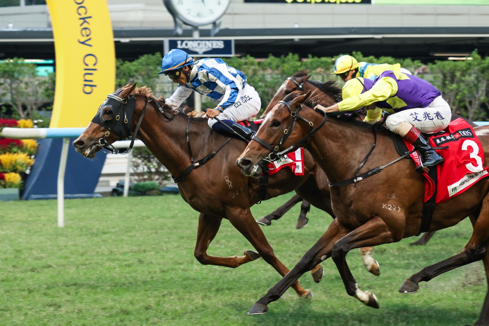 Karis Teetan celebrates his 300th Happy Valley win aboard Storm Rider