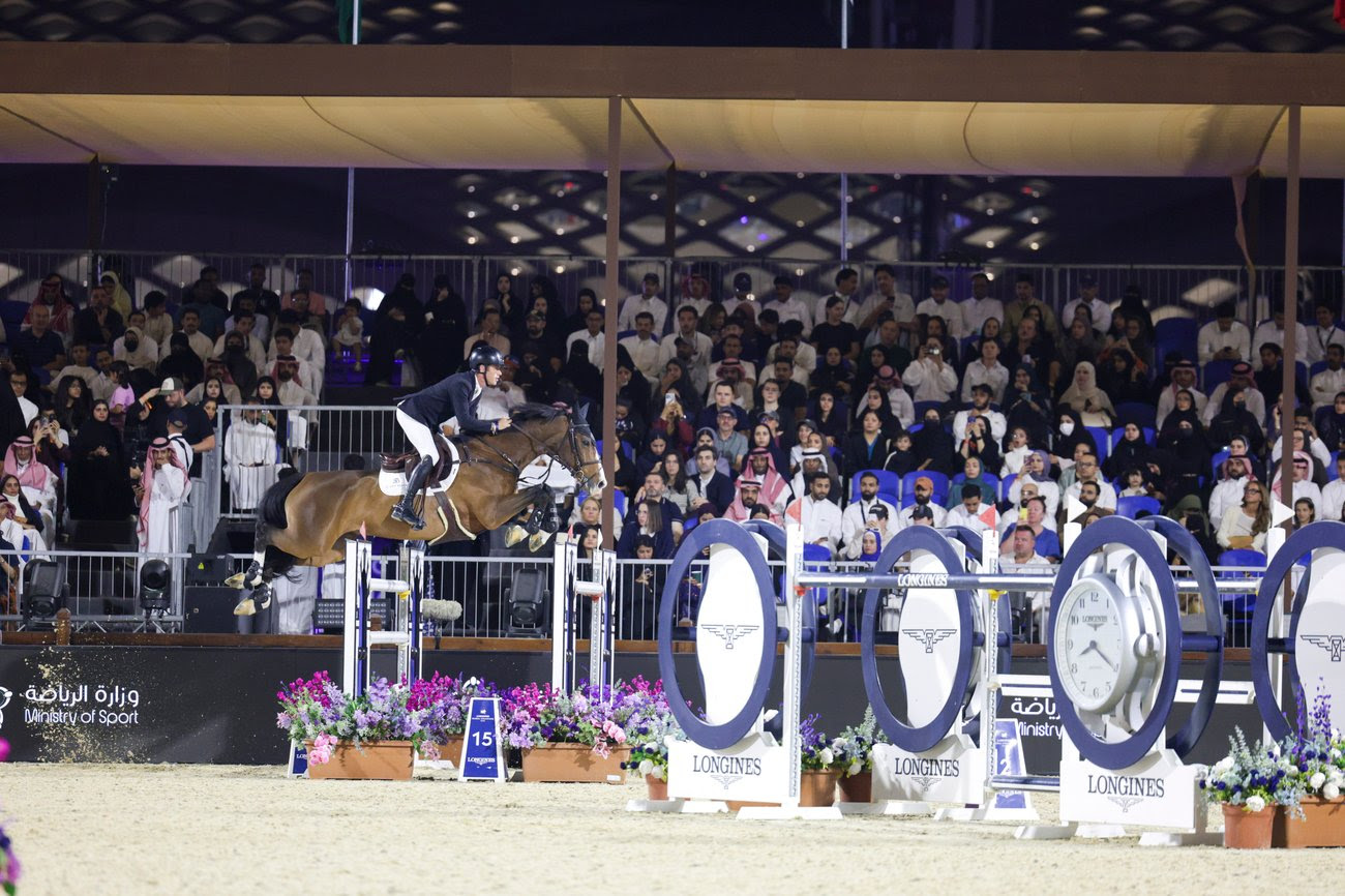 Scott Brash and Hello Jefferson winning Longines Global Champions Tour of Riyadh