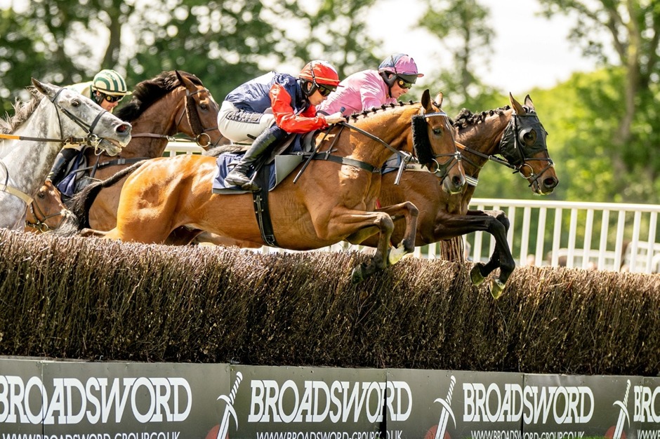 Fontwell Park Racecourse jumps race action, 7th November 2025