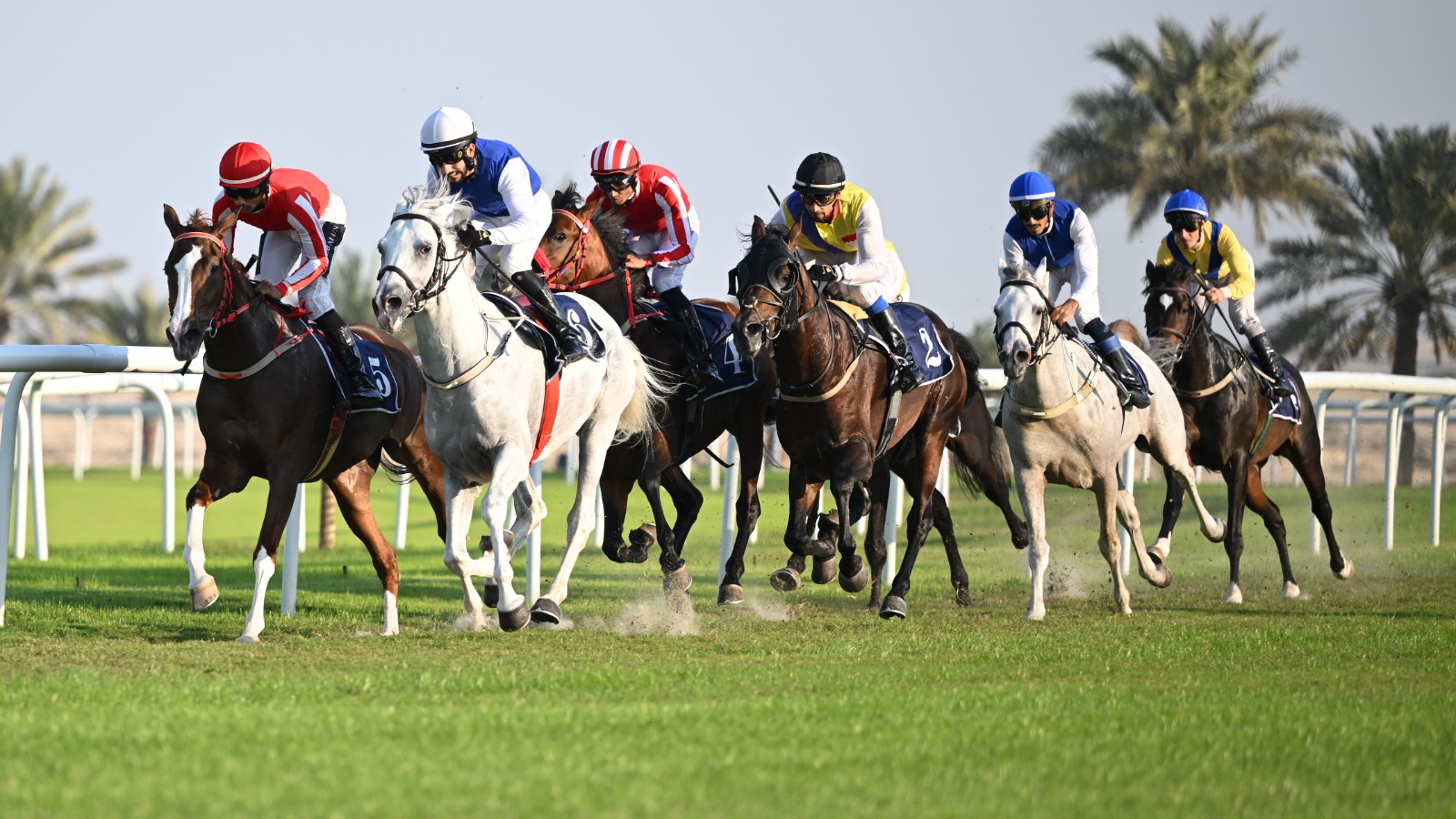 Bahrain Turf Club horse racing 2025 with top jockeys competing