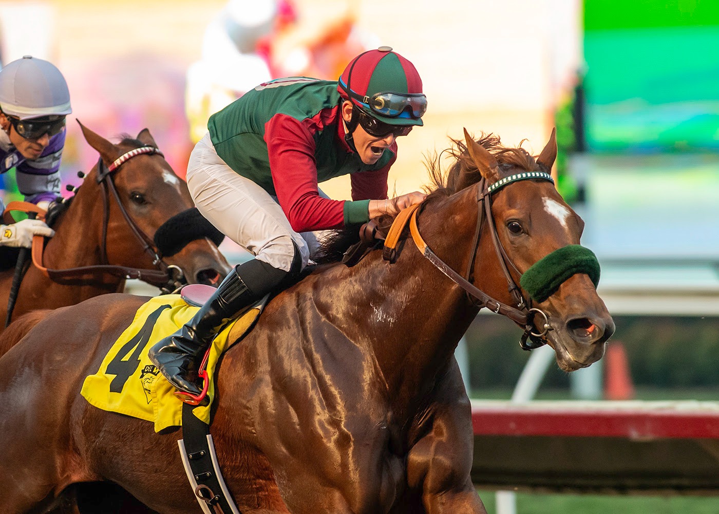 Grand Slam Smile winning the 2025 Betty Grable Stakes at Del Mar