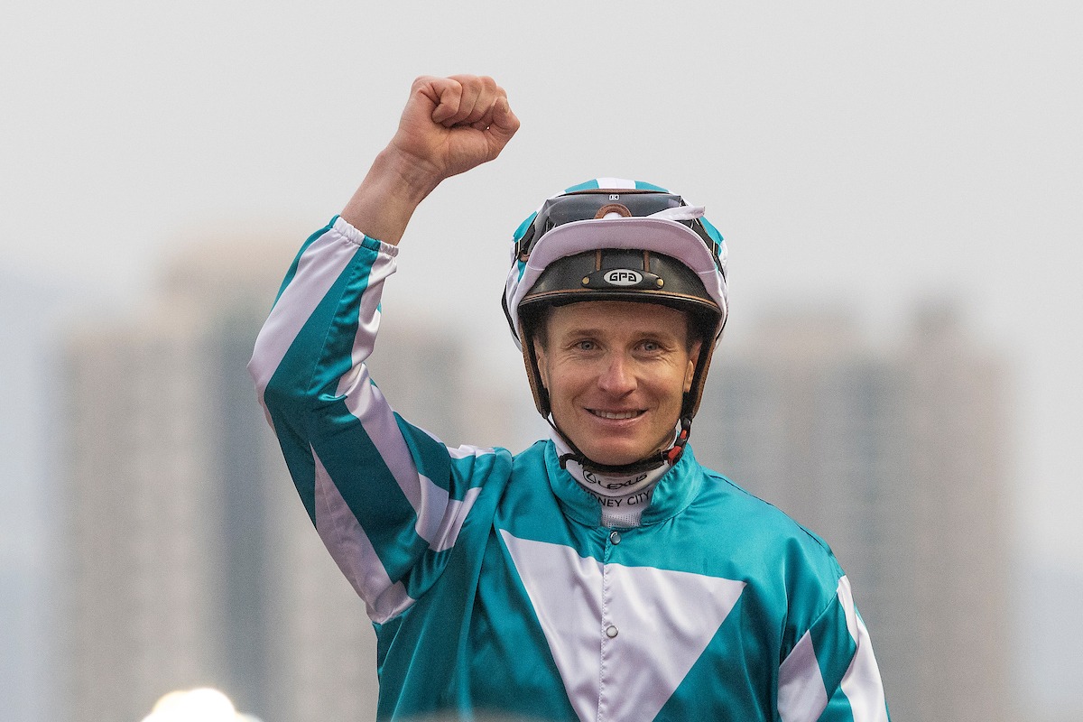 James McDonald prepares for the LONGINES International Jockeys’ Championship in Hong Kong