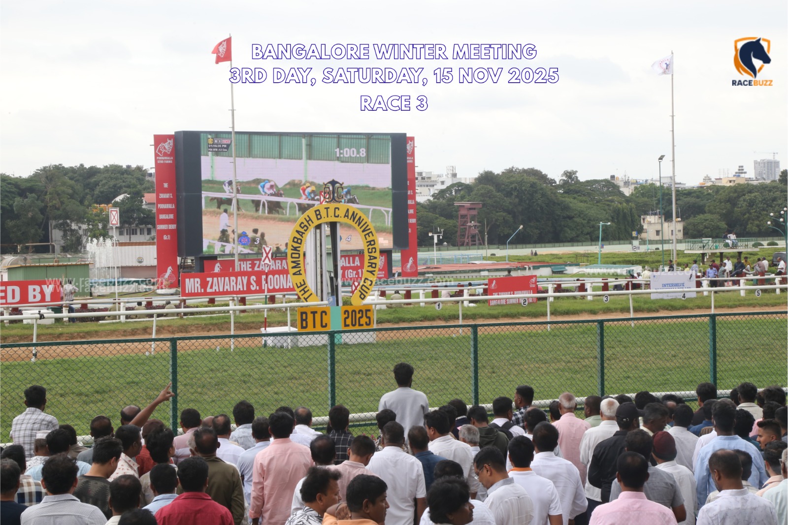 ADELANTO winning the 3rd Hogenakkal Falls Plate at Bangalore Winter Meeting