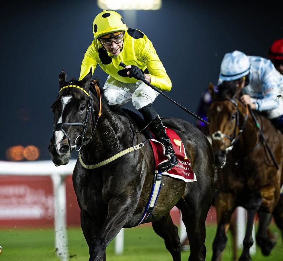 Royal Champion winning the USD 1,000,000 Bahrain International Trophy 2025 at Bahrain Turf Club