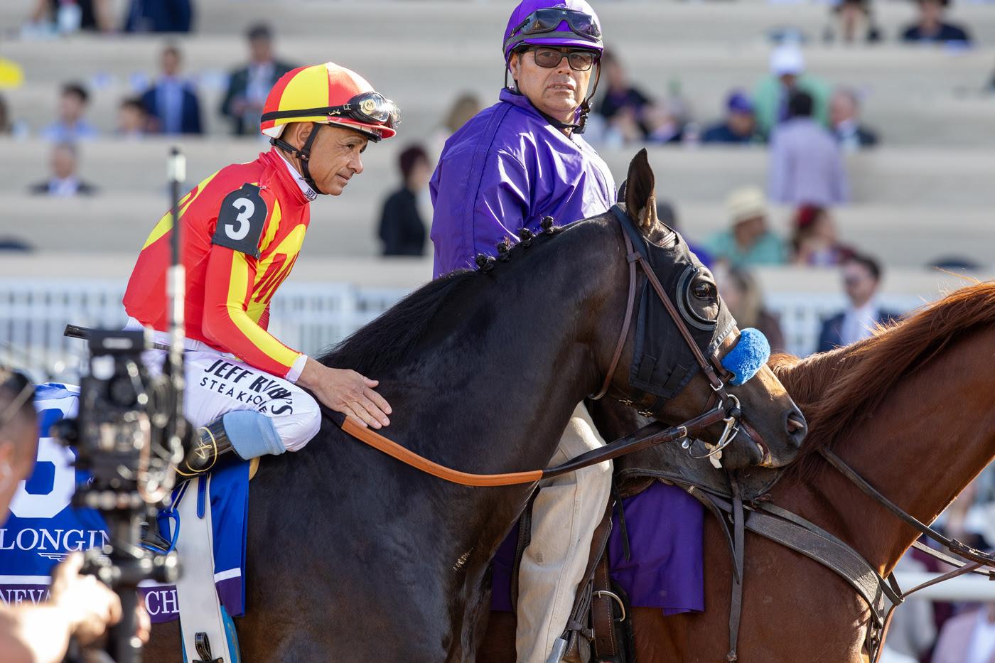 Nevada Beach preparing for the Native Diver Stakes at Del Mar