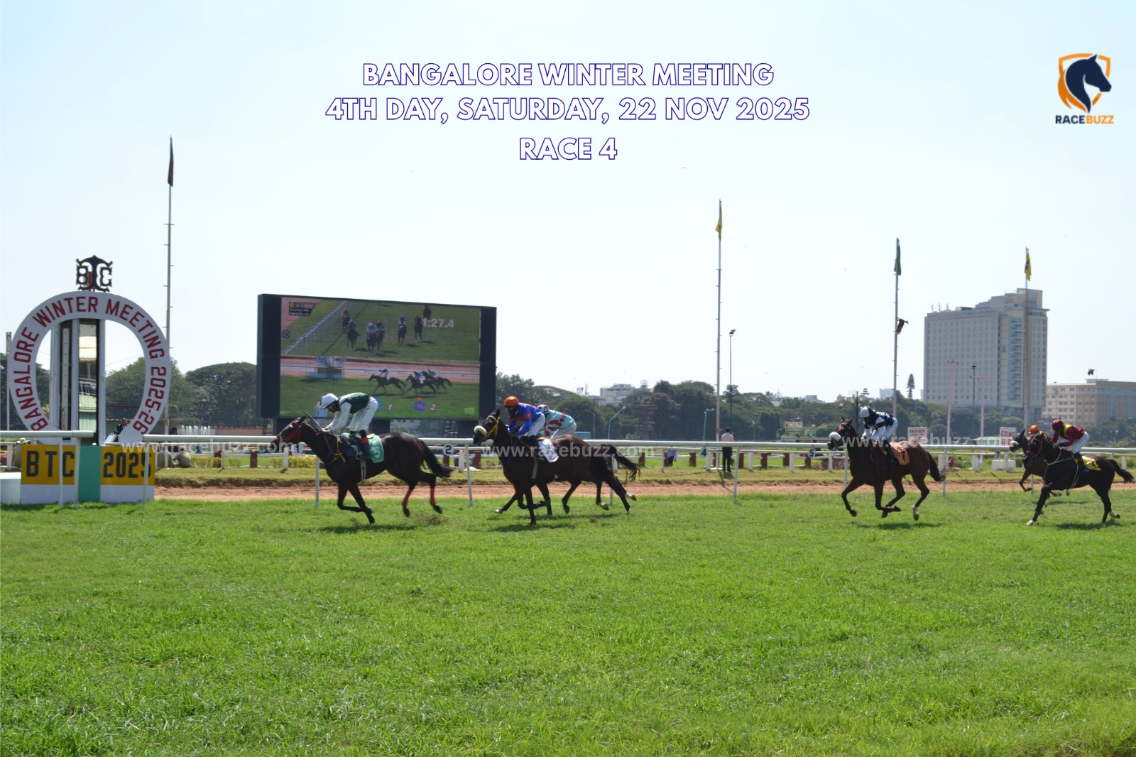 Bangalore race result November 22 – Refreshment winning The Y.S. Surender Memorial Trophy