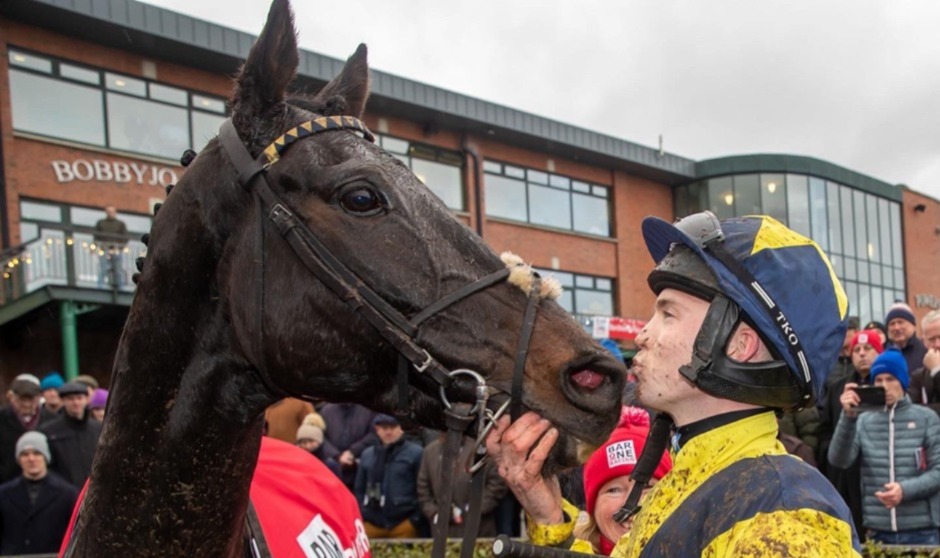 Cork Racecourse horses preparing for hurdles