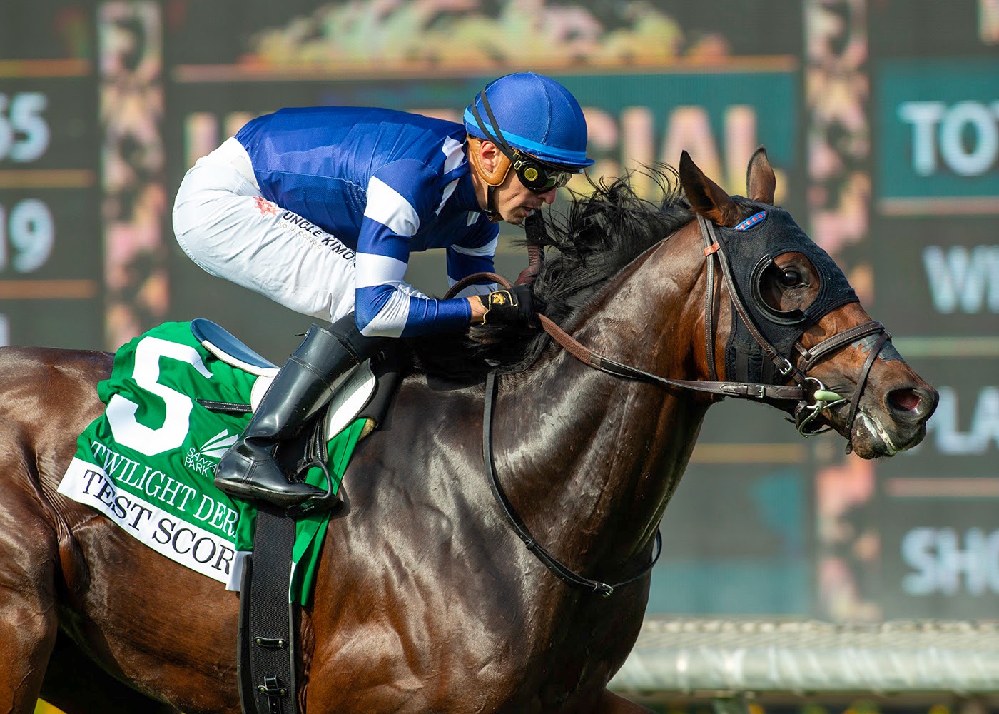 Test Score preparing at Del Mar ahead of the Hollywood Derby
