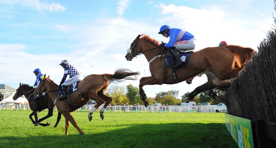 Wetherby Racecourse parade ring ahead of the Wetherby Community Raceday 26 November