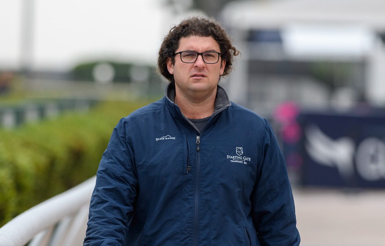 White Abarrio training ahead of Pegasus World Cup preparation