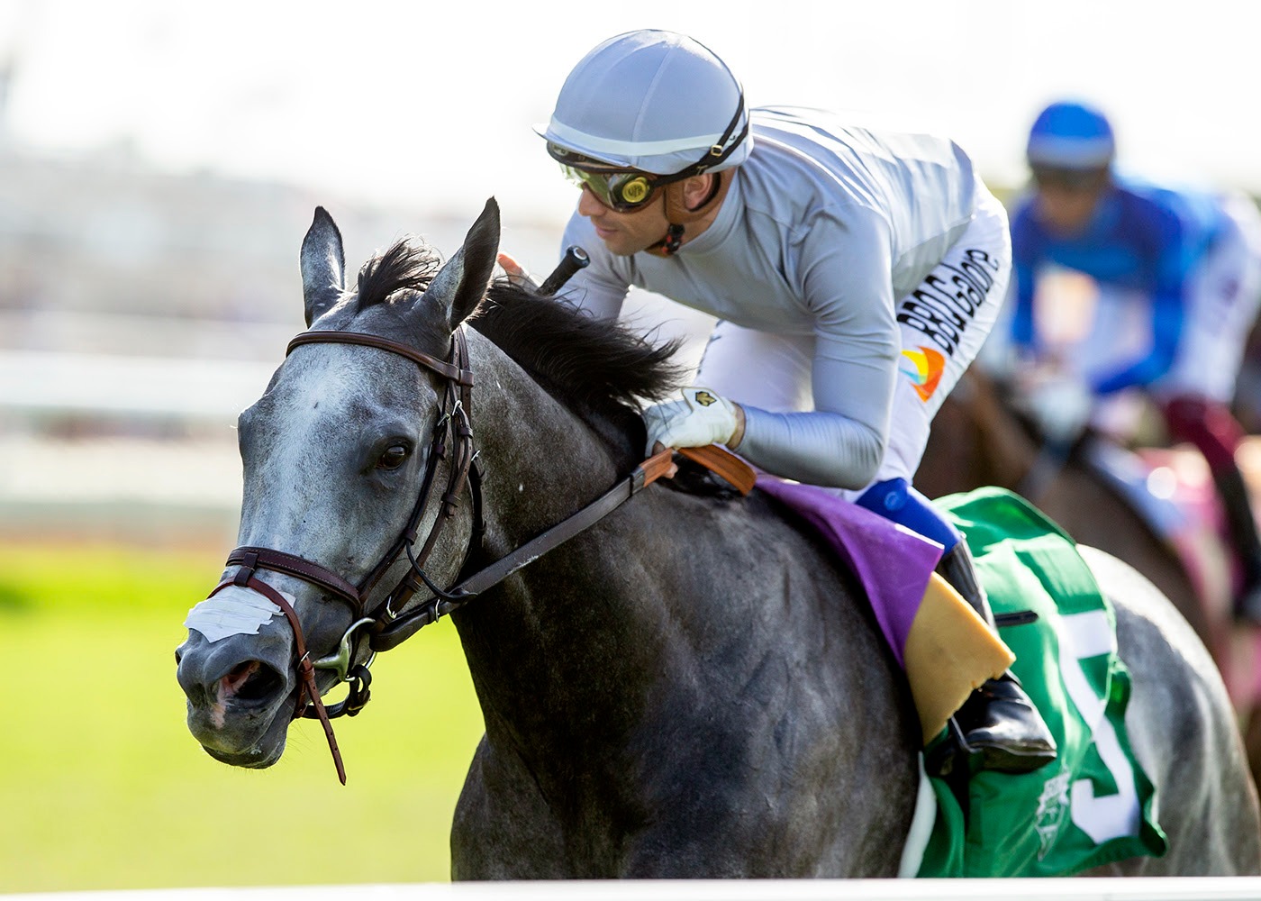 Ag Bullet galloping ahead of rivals on turf at Del Mar